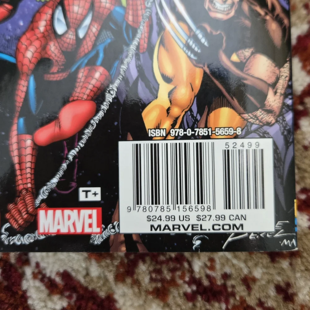 Marvel note creasing